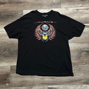 Journey Band T Shirt Mens 2XL Black Scarab Beetle Graphic Rock Tee 2020